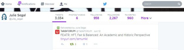 Julie Segal Senior Writer, Institutional Investor Magazine - Tweet June 12, 2014